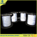 Factory reflective thread tape for garment